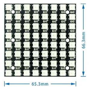 Módulo Matrix 64 LEDs RGB – WS2812B-64
